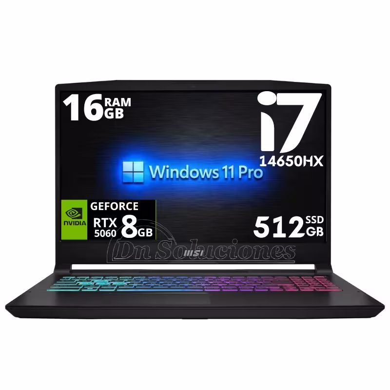 Fotografía de la laptop Laptop MSI Katana 15 HX i7 RTX 5060 8GB | Precio en Ecuador