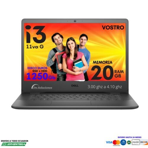 laptop Dell vostro 3400 core I3 11va Dn Soluciones