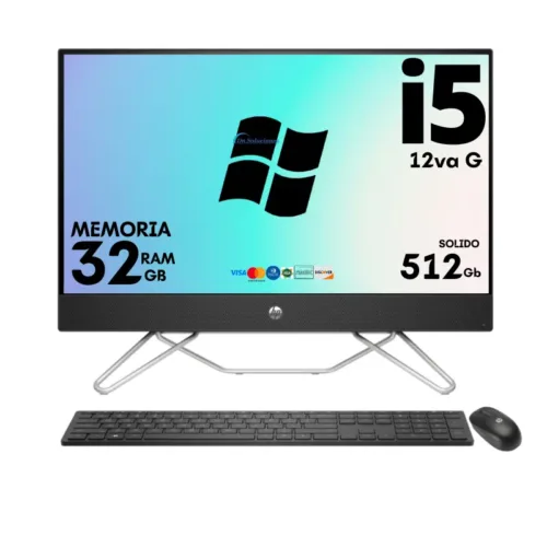 Computadora escritorio Hp Core i5 Aio 24-cb1028la I5-1235U ssd 512 Gb Ram 32 Gb