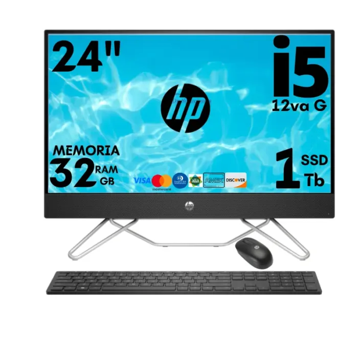 Computadora Hp Aio 24-cb1028la I5-1235U Ssd 1 Tb Ram 32 Gb SIN ISO 11 |28LAs