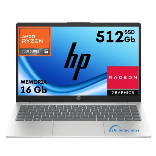Laptop HP 14-EM0026LA Ryzen 5 7520 Ssd 512 Gb Ram 16 Gb | R514"S