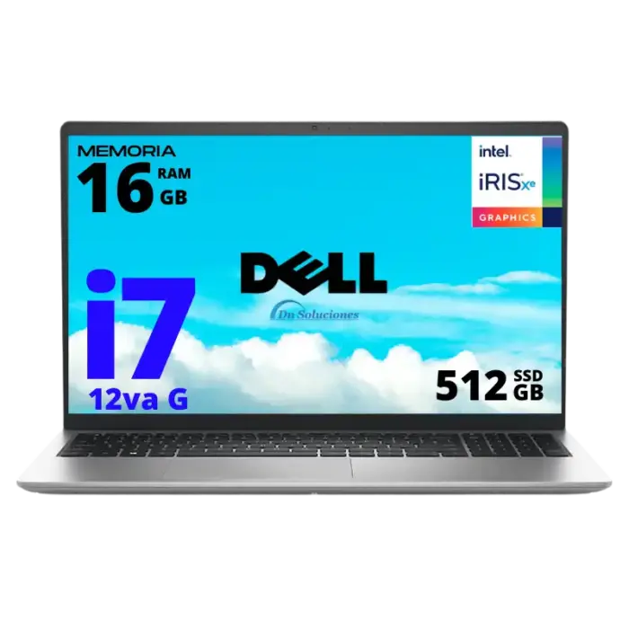 Laptop Dell Inspiron 3520 i7 12va generación SSD 512 gb Ram 16 Gb 15.6" Ubuntu | 71s
