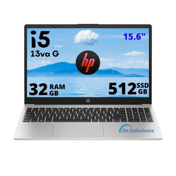 Laptop Hp 250 G10 Core i5 13va SSD 512 Gb Ram 32 Gb 15.6" teclado español | 46si5