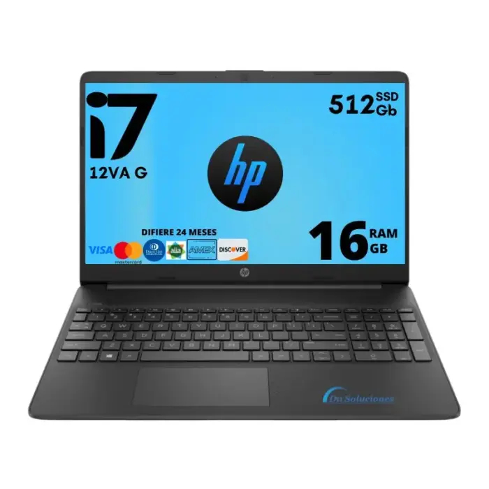 Hp 250 G9 Core i7 12va G Ssd Nvme 512 Gb Memoria Ram 16 Gb 15.6" FreeDos 11 | 60s