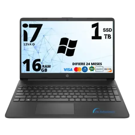 Laptop Hp 250 G9 Core i7 12va DN SOLUCIONES 16gb w
