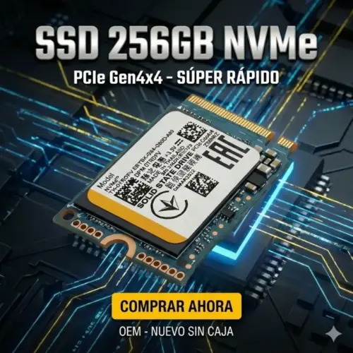 Disco Solido M.2 2242 256GB PCIe Gen4 Quito Tumbaco Dn Soluciones