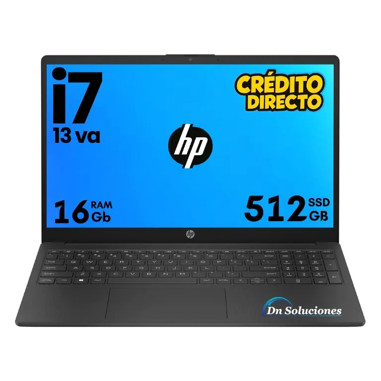 Laptop HP Core i7 13va generacion modelo 250 G10 empresarial disponible en Dn Soluciones Quito Tumbaco