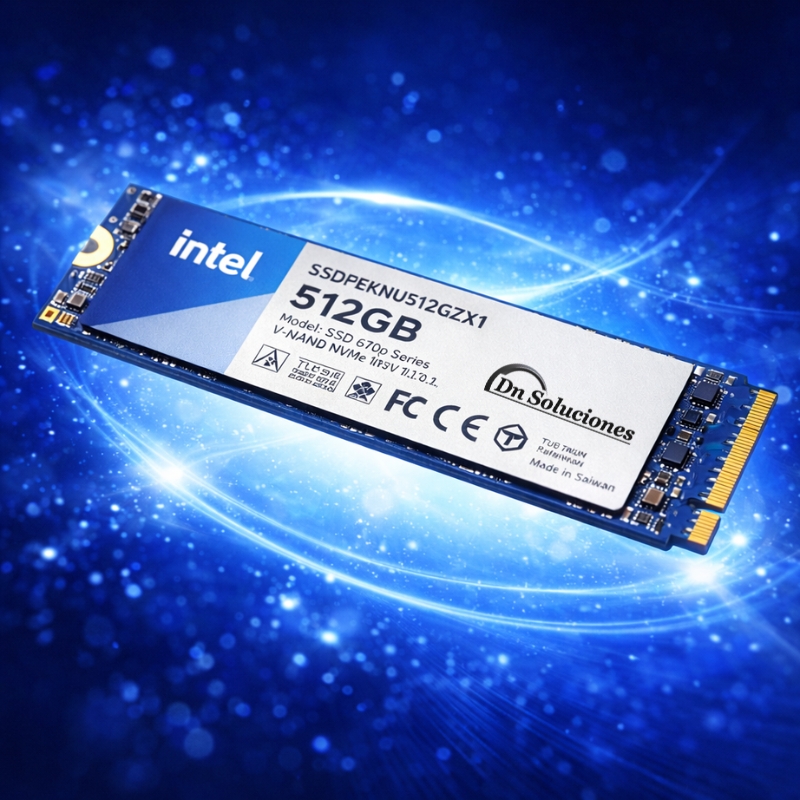 ssd nvme intel 512gb m.2 2280 en ecuador Dn Soluciones Tumbaco