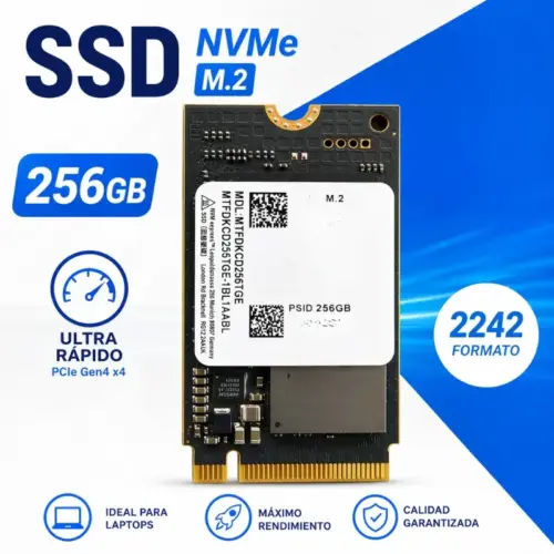 SSD NVMe M.2 256GB