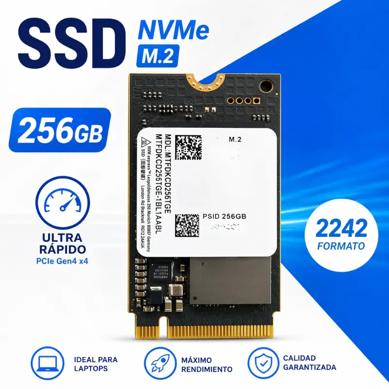 SSD NVMe M.2 256GB