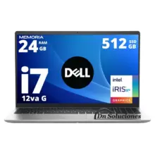Laptop Dell Intel Core i7 12va G | Inspiron 3520 | SSD 512 Gb - Memoria Ram 24 Gb | 72s
