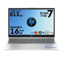 Laptop HP Ryzen 7 7730u | 16GB RAM | 512GB SSD | Rendimiento y velocidad | Ecuador | FreeDos | 65s