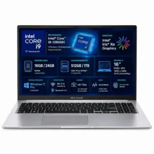 Laptop ASUS Vivobook i9 13va PERSONALIZA (RAM 16 GB 24 GB) (SSD 512GB - 1 TB)  ASI90